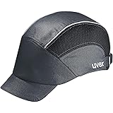 Uvex U-Cap Premium Anstoßkappe - Kopfschutz-Kappe im Sport-Design - mit Kurzem Schirm und Hartschale
