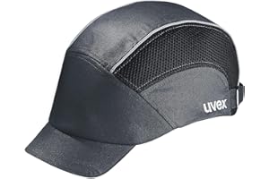 Sombrero de trabajo Uvex U-Cap - Sombrero de seguridad con forro reflectante y borde corto