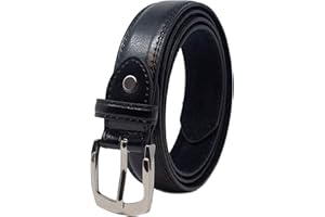 Ossi Ceinture de costume doublée en cuir pour homme 28 mm