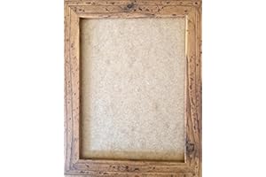 Aryllis A4 Photo Frame, Rustic Brown, U.K. Manufactured, Free-Standing and Wall Hanging Picture Frame with Perspex Front