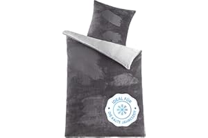 ‎KUSCHELI Kuscheli® - Winter Plüsch Bettwäsche 135x200 Wendebettwäsche Cashmere Touch Coral Fleece Bettbezug Kissenbezug