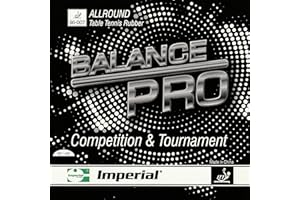 Imperial Balance Pro | Revêtement de Tennis de Table Chinois | Picots intérieurs | Polyvalent | Homologué ITTF