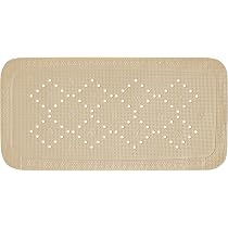 Spirella Tapis Fond de baignoire Caoutchouc VIVA 75X35cm Blanc | Leroy Merlin