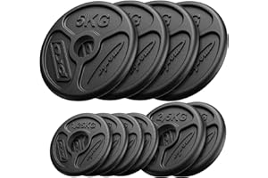 Marbo Sport De Poids Lombaire Olimpic en Fonte ø50 / 51 mm | Définir Les Options 30 kg / 50 kg / 60 kg | Made in UE