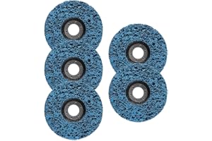 Shoze 5PCS Paint Remover Discs 115mm 4.5" Strip Discs Stripping Wheel Wire Wheels For Grinders Angle Grinders Strip for Angle Grinders Poly Strip Wheel Grinding Wheel Abrasive