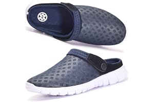 Hsyooes Uomo Donna Zoccoli Scarpe da Spiaggia Traspirante Antiscivolo Scarpe da Doccia Estive Ciabatte Scarpe Giardino Infradito Estate