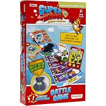 John Adams SuperZings Battle Game – Brettspiel Für 2–4 Spieler, Inkl. Exklusive Figur