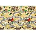 Eduk8 Construction Extra Large Activity Mat - Truck Worker Floor Play Learning Homeschool Game | Home School Fun Learn Children's Playing (200 x 120 cm)