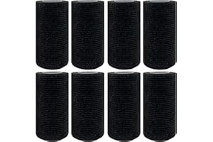 NELLHOMY 8 Rollen Selbstklebender Verband Bandage, 10cm*4,5m Verband Selbstklebend, Elastischer Fixierbinde Haftbandage Kohäsive Bandage Elastische Binde für Sport Vet Wrap Pet für Katze,Hund,Pferd