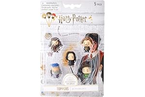 BIZAK Harry Potter P.M.I Pencil Toppers - 5 Pack (S1) (Random) (HP2040)