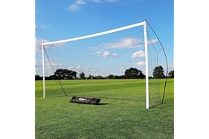 QUICKPLAY Kickster Football Goal– Ultra Portable Football Equipment includes Football Net and Carry Bag [Single Goal]