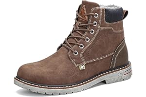 Mishansha Homme Chaussures Trekking Outdoor Boots Bottes de Neige Hiver Imperméable