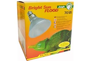 Lucky Reptile Bright Flood Jungle - Lampada a vapori Metallici 70 W per Supporto E27 - Lampada da terrario con Spettro di Luce Diurna - Lampada Termica Raggi UVA e UVB - Rettili Tropicali