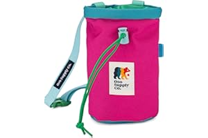 Oso Supply Co - Classic Chalk Bag for Rock Climbing, Bouldering Chalk Bag Bucket with Quick-Clip Belt, Zippered Pockets and Pouch - Perfect Indoor/Outdoor Rock Climbing Gear Equipment