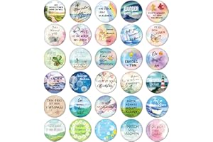 ‎BIROYAL BIROYAL 30 STK. Kühlschrankmagnete, Magnete für Magnettafel, Whiteboard Magnets, Zitaten Magnets, Sprüche Magnetset, Magnet Geeignet für Motivation, Heimdekoration, Büros, Schließfächer