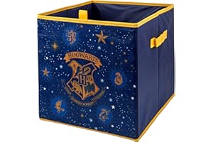 HOX Harry Potter Foldable Storage Boxes with Handles | Durability & Fabric Collapsible Chest/Cubes Storage | Compatible Ikea Kallax Furniture | For Organizer Kids Room & Playroom
