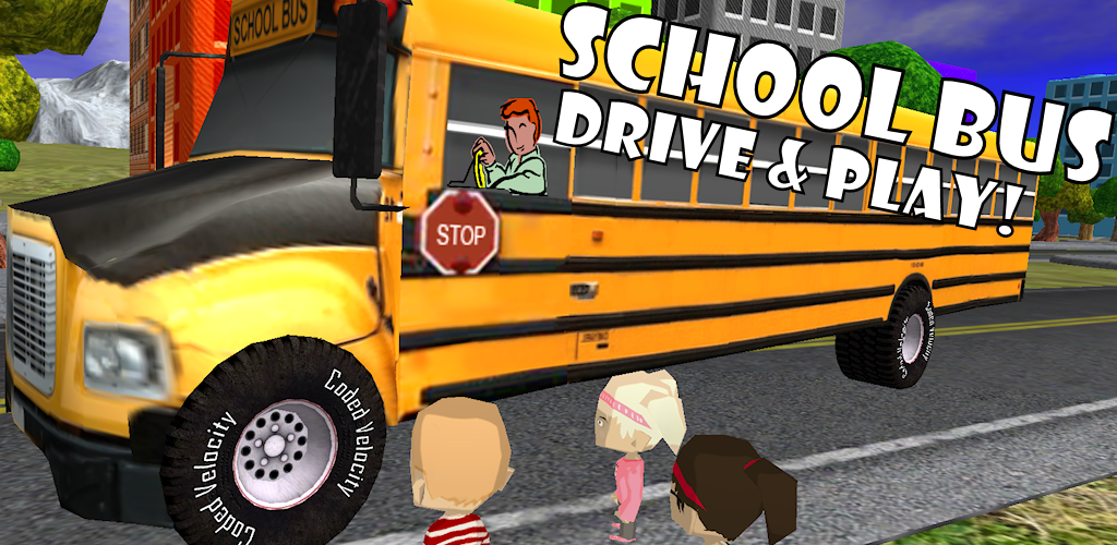 School Bus Drive & Play! Toy Car Game For Toddlers and Kids With Lights