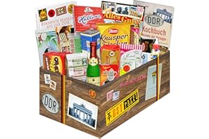 OSTPRODUKTE-VERSAND.DE Ostpaket "DDR Süßigkeiten Box XXL" / Geschenkset Geburtstag für Männer