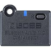 Boss BT-Dual - Bluetooth Ses MIDI &Ccedil;ift Adapt&ouml;r | Boss ve Roland Gear'a Bluetooth Audio ve Ble-Midi ekler. Bluetooth 4.2, Host
