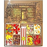 Extra Large Luxury Pick and Mix Jelly Sweets Gift Box 1.2kg - Classic Retro Sweet Shop in a Box - Gift for Her Him - Heavenly