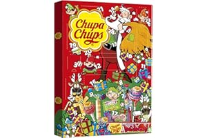 Chupa Chups Festive Christmas Delight - Sweet Assortment Advent Calendar - 210 g Box