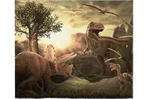 INTIMO Jurassic Dinosaur Blanket Super Soft Silk Touch Plush Fleece Throw 50" X 60"