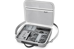 STARTRC Neo 2 Case, Portable PU Case for DJI Neo 2 Fly More Combo Accessories, Carry Bag for DJI Neo 2 Drone Compatible with RC-N3/N2 Controller, Neo Battery, Two-Way Charging Station