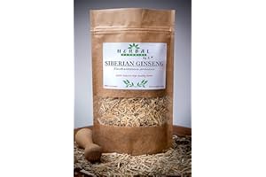 Siberian Ginseng Root 50 g Tea Loose Premium Pure herb - Adaptogen Stress Relief Immune Booster Cold Appetite - Eleutherococcus S - Herbal Remedies by J. - Zen Szen