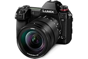 Panasonic Lumix S1 | Appareil Photo Hybride Plein Format + Objectif Lumix S 24-105mm F4.0 Macro (24,2MP, O9AVidéo 6K RAW HDMI & C4K 422 10bit, Double stab., Slow motion 180ips FHD, Tropicalisé)