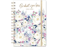 Diary 2021-2022 - Diary 2021 2022 from July 2021 to June 2022, Diary a5 Week to View with Tabs, Hardcover with Inner Pocket, 