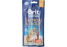 Brit Premium by Nature Cat Sticks with Salmon & Trout, 3pcs
