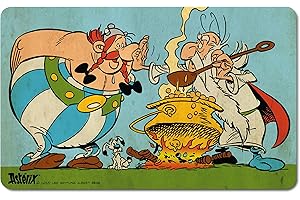 Logoshirt® Astérix I Obélix & Panorámix I Poción Mágica I Tabla de desayuno I Tabla de cortar I 23x14cm I Lavable en lavavajillas y resistente al calor I Diseño Original con Licencia