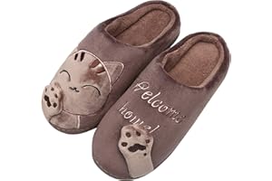 Mishansha Zapatillas de Casa Hombre Mujer Invierno Pantuflas Antideslizantes CáLido