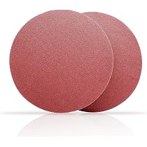 FEIHU Disques de Ponçage Papier Abrasifs 200 mm | Grain 5 x P60/ 100/120/180/240/320,rouge.Papier abrasif pour construction a patible avec les ponceuses à disque Poncer/Polir(30PCS FEIHU Disques de Ponçage Papier Abrasifs 200 mm | Grain 5 x P60/ 100/120/180/240/320,rouge.Papier abrasif pour construction a patible avec les ponceuses à disque Poncer/Polir(30PCS