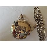 A7 Squirrel polished silver case mens GIFT quartz pocket ...