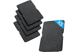 PYROCLASIA 5pcs Filtro Asciugatrice pour Beko Smeg 240x155x10mm 2964840100 Filtro Asciugatrice Panni Filtro Spugna Asciugatrice Pulisci Kit Pulizia Filtro Asciugatrice Spazzola per Pulizia pour Whirlpool Bosch