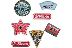 Cinereplicas Stranger Things - Set de 7 Écussons - Licence Officielle