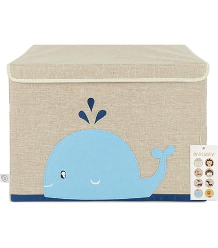 Contenitore Porta Giochi 3 Sprouts A Forma Di Leone - Baule Per Giocattoli Con Coperchio | Per Cameretta