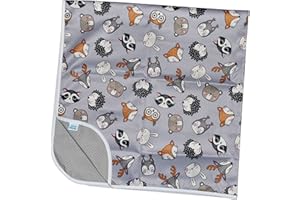 Born Cheeky Woodland Splash Mat for Under Highchair Large 51” Non Slip Waterproof Washable Splat Mat for Baby Toddler High Chair Weaning, Messy Arts Crafts & Play Sessions Easy Clean