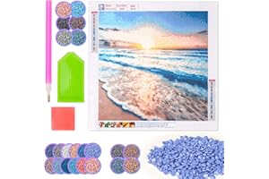 Little Guy Loisir Creatif Jouet Peintures Au Canevas Diamant Kit Complet 5D pour Fille Enfant d'âge 9-12 Ans, Activités Jeux