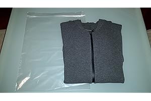 Gandolfi Enrico snc Buste per Maglieria con Chiusura (20 cm.33x40 + 20 cm.40x50) - Ideali per Ordine e Conservazione