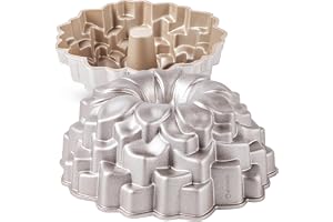 Erreke Bakform med Dubbel Nonstick Beläggning, Bloom | Kakform. Tålig Gjuten Aluminium. Savarin Jämn Gräddning. För Hembakat.