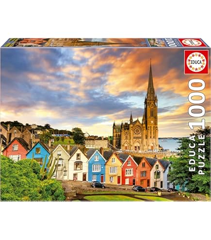 1000 Piece Jigsaw Puzzle - Comical Map Of Ireland By Tim Bulmer - 66x50cm Funny Art Puzzle