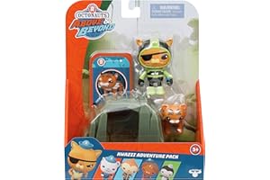 Octonauts 61100 Above & Beyond | Deluxe Toy Figure | Kwazii Adventure Pack | Recreate Missions, Green