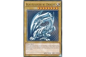 LDK2-DEK01 - Blauäugiger w. Drache (Version 1) - Common - Reprint - Deutsch - Legendary Decks II - mit LMS Trading Fieldcenter-Karte Yugioh