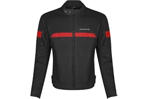 PRO FUTURE GIUBBOTTO MOTO ESTIVO ASPIDEX CERTIFICATO CON PROTEZIONI OMOLOGATE IN TESSUTO