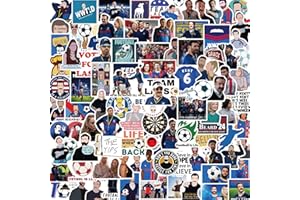 NEULEBEN Pacchetto di adesivi [100-PCS], adesivo Ted Show TV classico, adesivo in vinile decalcomania impermeabile per laptop, auto, bagagliaio, chitarra.