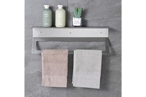 DEKAZIA® porta asciugamani bagno da parete accessori bagno appendi asciugamani piantana porta asciugamani acciaio innox porta salviette bagno portasciugamani porta asciugamano porta telo bagno