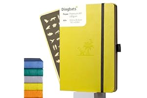 DINGBATS* NOTEBOOKS Dingbats - Taccuino a Punti Earth A5, Eduardo Avaroa - Copertina Rigida - Carta Inchiostro-Proof 100gsm - Pagine Numerate, Indice