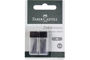 Faber-Castell 123198-12 mines en graphite de compas, 2 mm